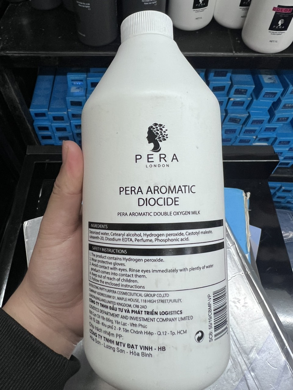 Oxi Dung Dịch Trợ Nhuộm PERA 1000ml