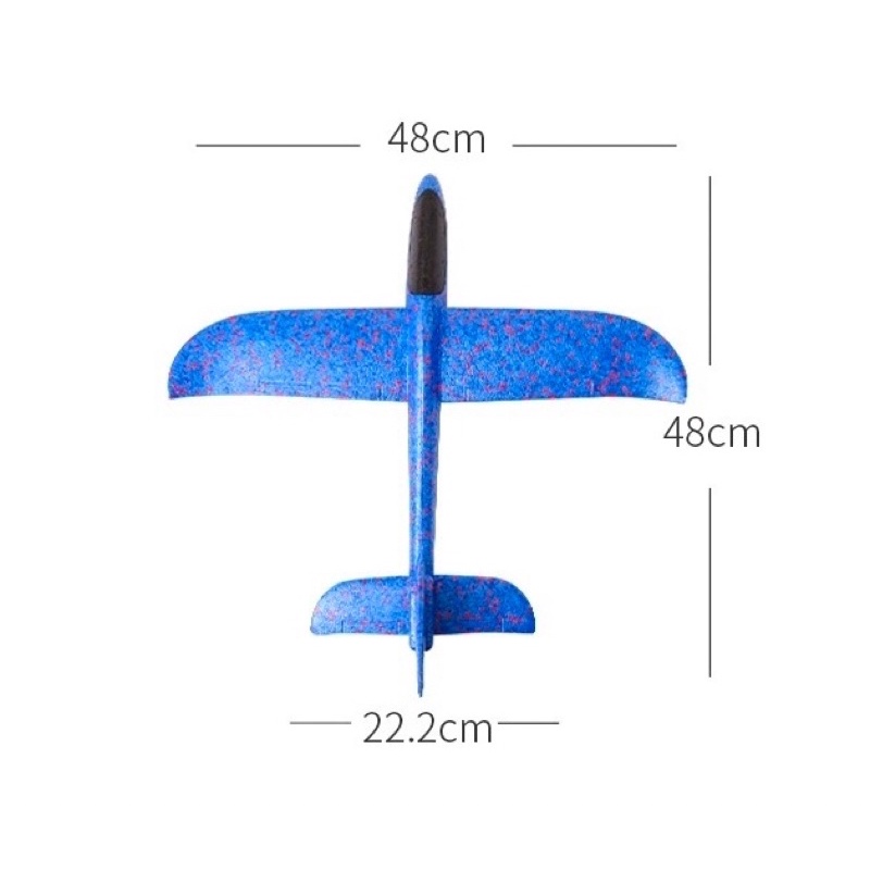 Đồ Chơi Ném Tay Máy Bay Xốp 48cm Cỡ Lớn