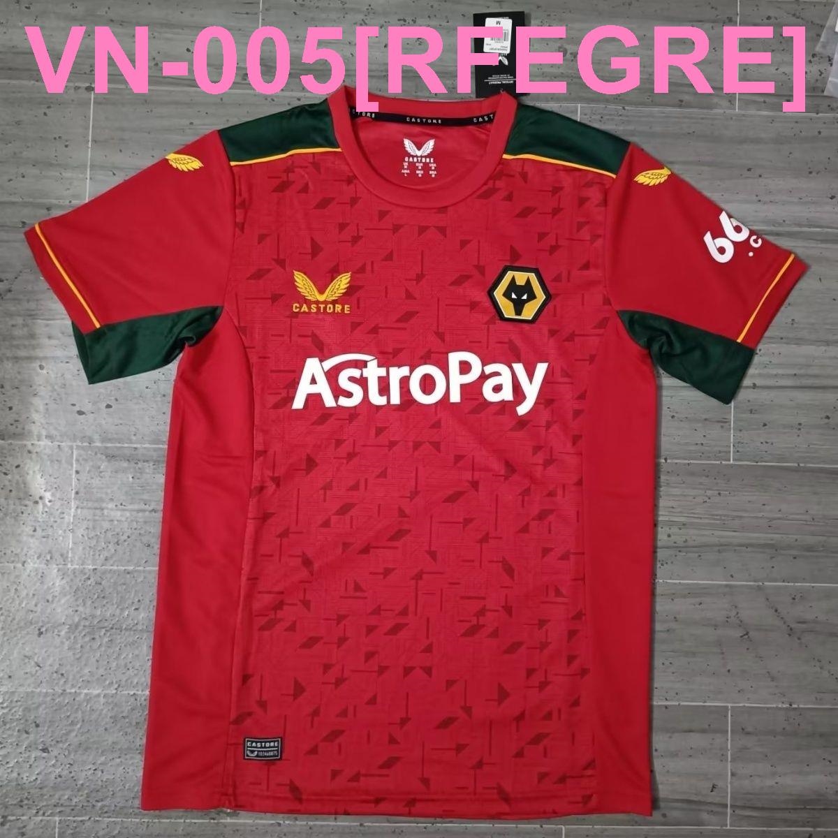 ஐ 23-24 wolves away kit Thai version of single coat