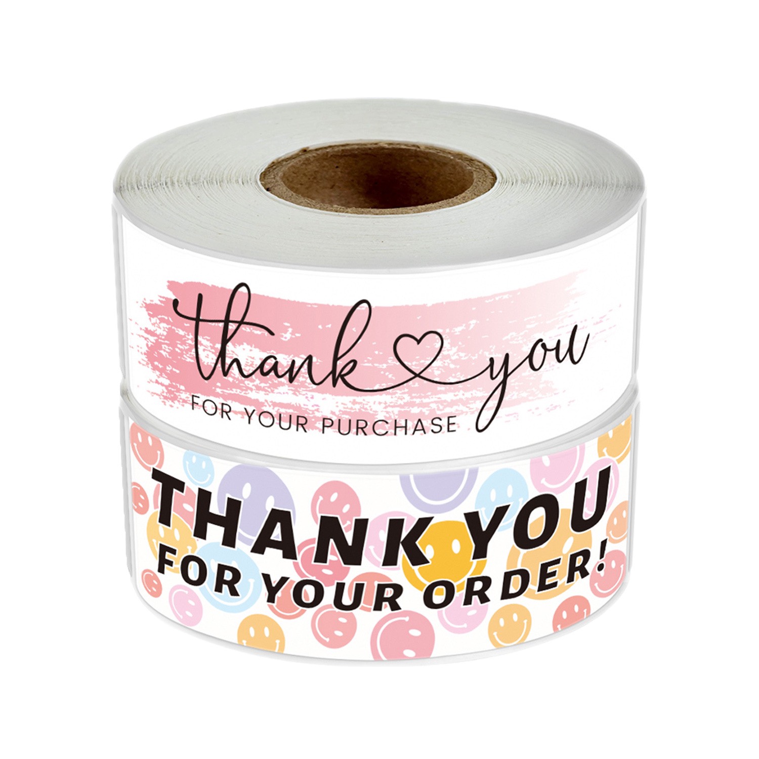 TD70_Tem dán chữ " Thank you" << SIZE 2.5*7.5CM- 120 tem/CUỘN