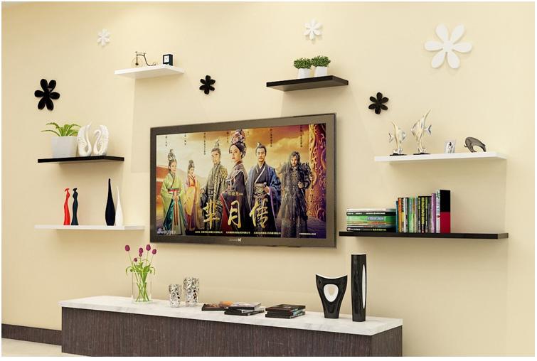 Set 03 Kệ treo tường 40cm x 15cm Cao cấp