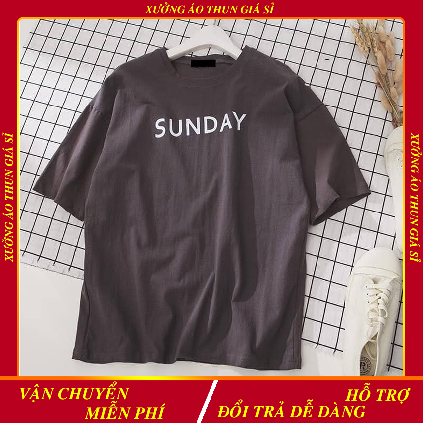 [HCM] Áo thun 7 ngày trong tuần - Áo thun tay lỡ form rộng nam nữ Oversize.