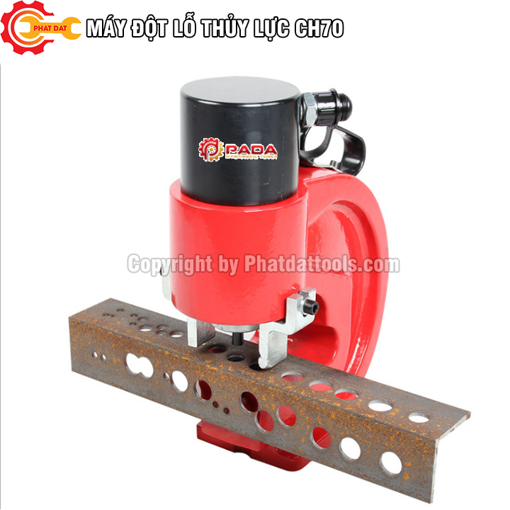 Máy đột thủy lực Ch70-Đột thanh đồng 12mm
