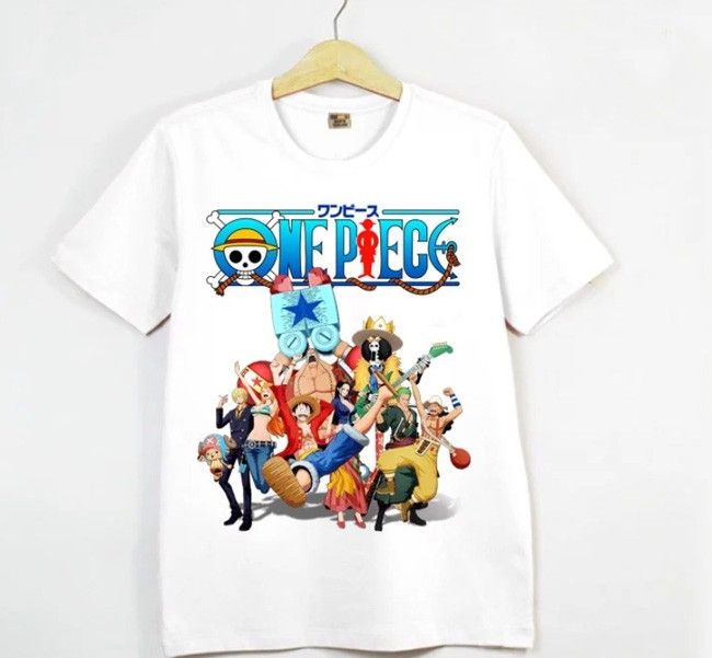 Áo thun one piece vua hải tặc băng mũ rơm luffy