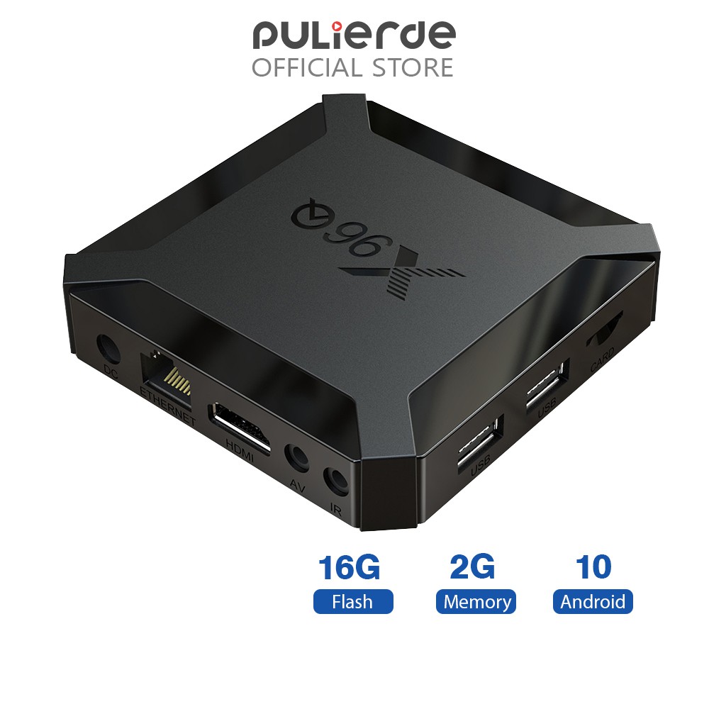 (HCM) Mới X96Q mini tivi box Android 10 2GB 16GB Hỗ trợ 4K 2.4G WiFi Q5 Điều khiển từ xa bằng giọng nói Air Mouse