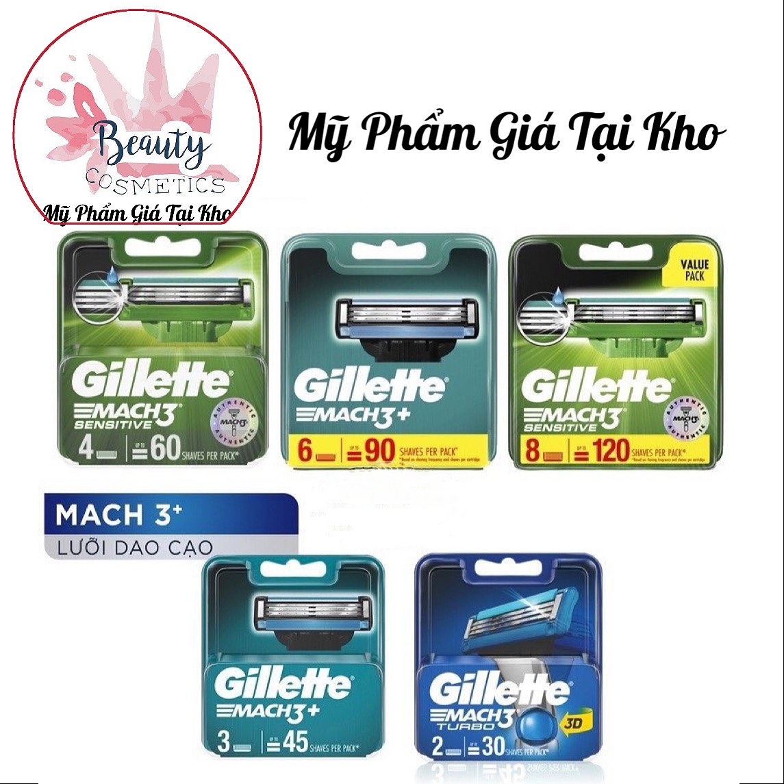 (CHÍNH HÃNG) Lưỡi Dao Cạo Gillette Mach 3