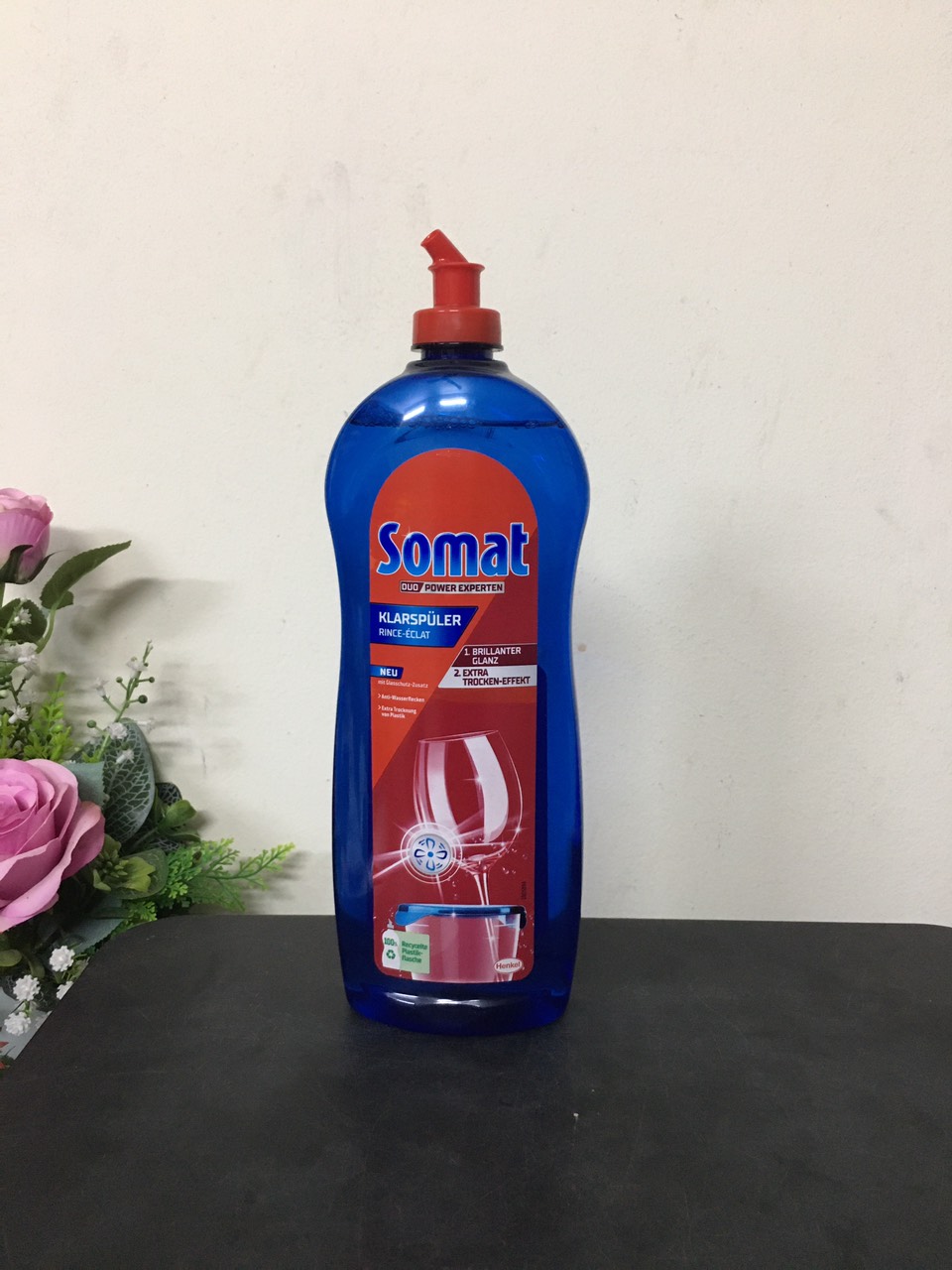 Nước trợ xả Somat cho máy rửa chén bát ( nước làm bóng ) chai 750ml