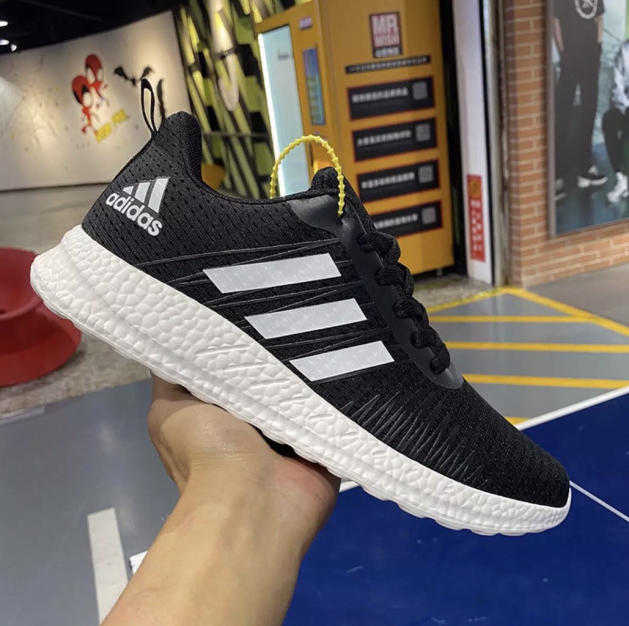 GIÀY XỊN ADIDAS Đen CLASSI - GIÀY CHẠY BỘ NAM NỮ