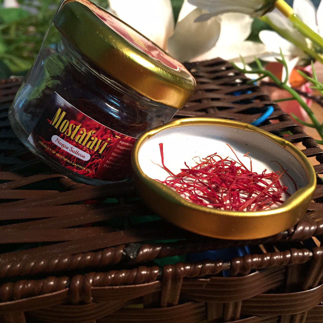 [TẶNG 5 GR NỤ HỒNG KHÔ IRAN}  (COMBO 2 LỌ 1 GR)Saffron- Saffron nhụy hoa nghệ tây- Nhụy nghệ tây Iran sợi negin