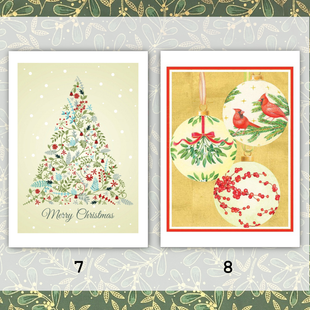[N-diy] Set Postcard thiệp giáng sinh Noel