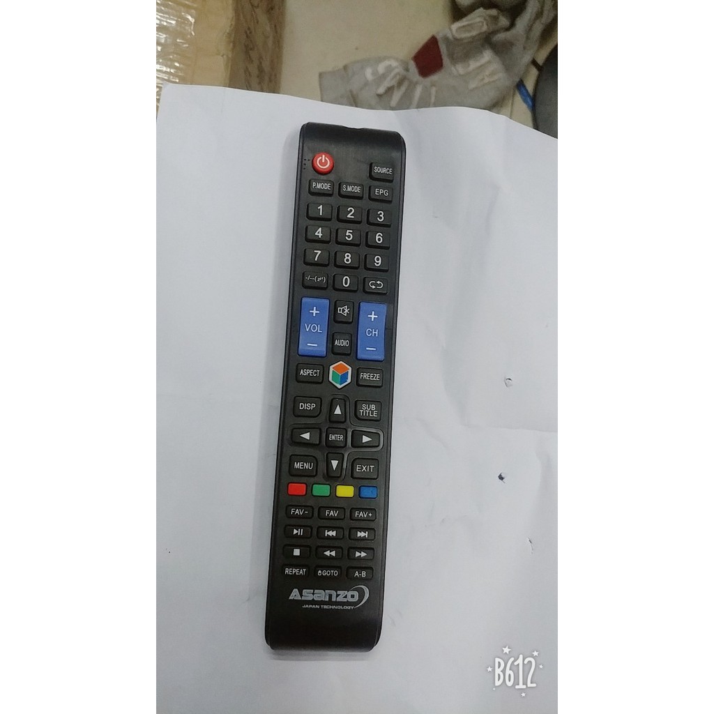 Điều khiển tivi smart ASANZO dòng internet.