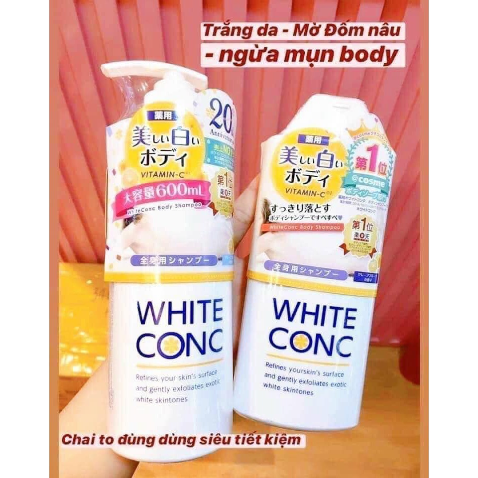 SỮA TẮM TRẮNG DA WHITE CONC BODY SHAMPOO with Vitamin C