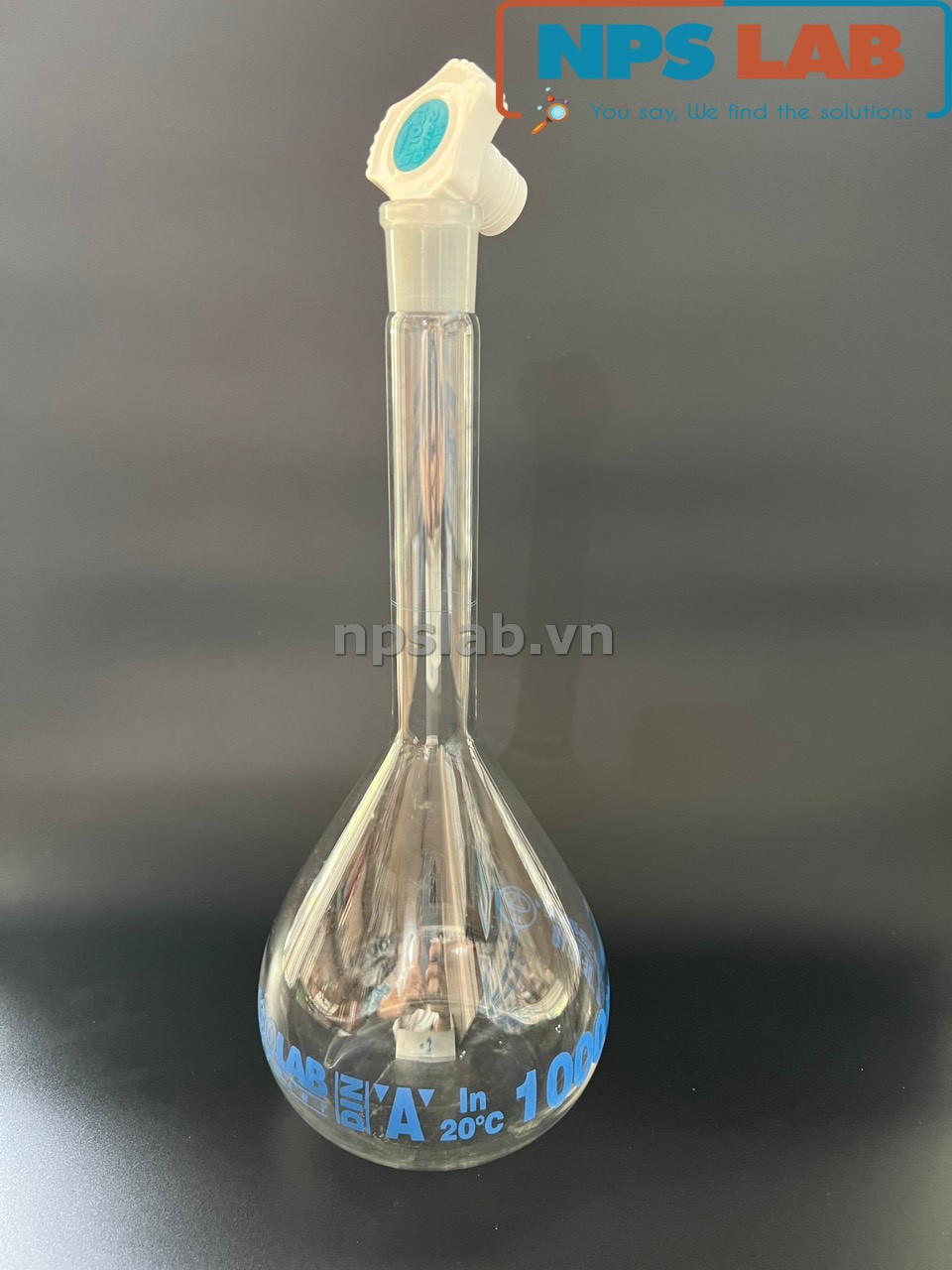Bình định mức thủy tinh Isolab