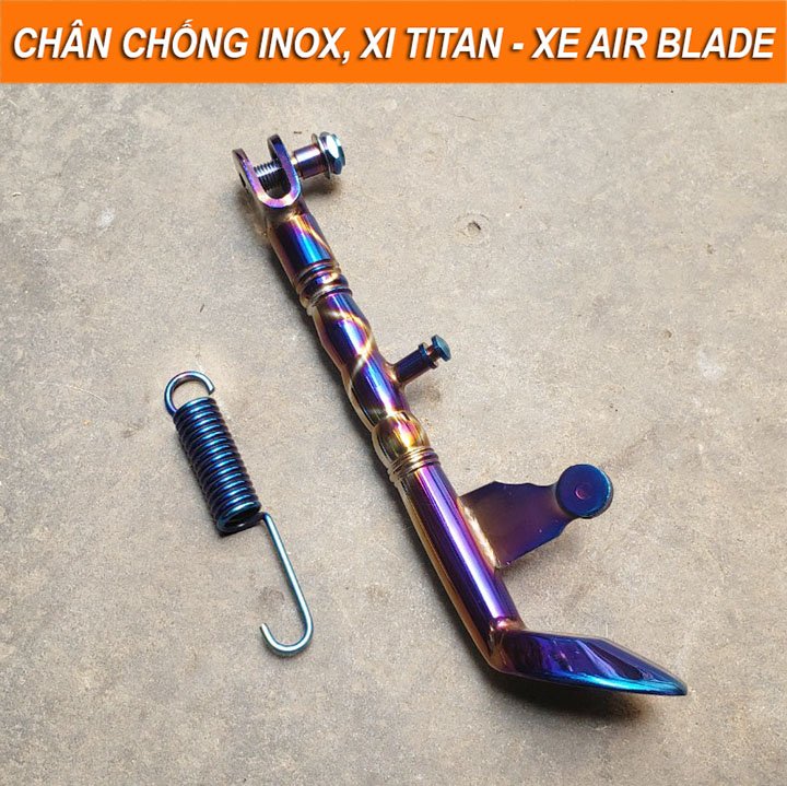 [HCM]CHÂN CHỐNG ĐẶC XE AIRBLADEXI 7 MÀU TITAN