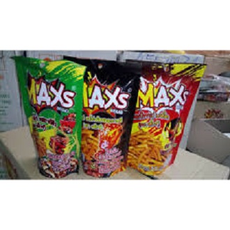 Bim bim MAXs - Bim bim que Thái Lan - gói 55g (vị ớt Thái Lan, vị sốt Gà Hàn Quốc, vị sốt thịt nướng BBQ)