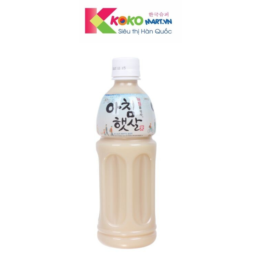 Nước gạo rang Woongjin Morning Rice Hàn Quốc chai 500ml
