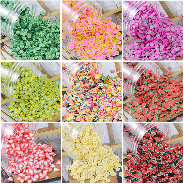 Túi trái cây Charm Slime Squishy  với nhiều loại trái cây