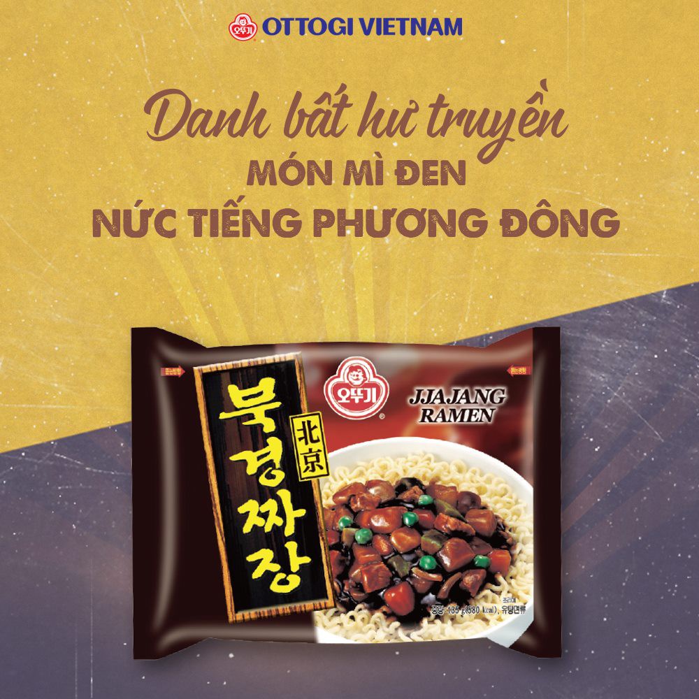 Lốc 4 gói Mì Tương Đen Bắc Kinh Otoki 135gx4