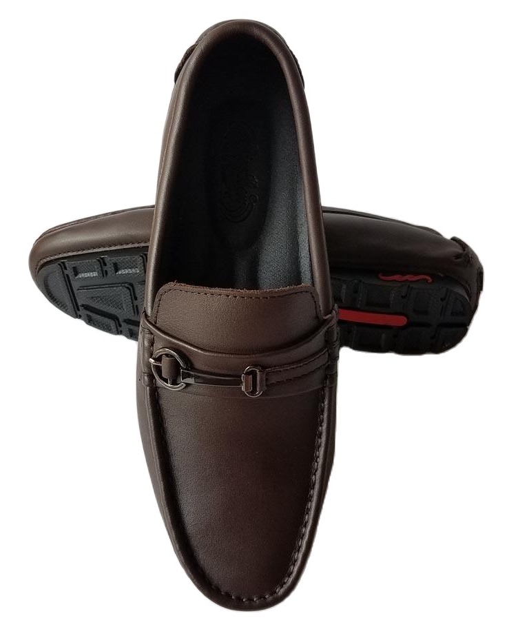 Giày Mọi Đế Âm Nam BIGBEN Da Bò Thật Cao Cấp GM95