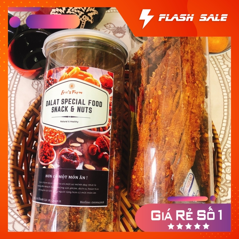 KHÔ BÒ MIẾNG CAO CẤP 300G [BÒ THẬT 100%] - SIÊU NGON