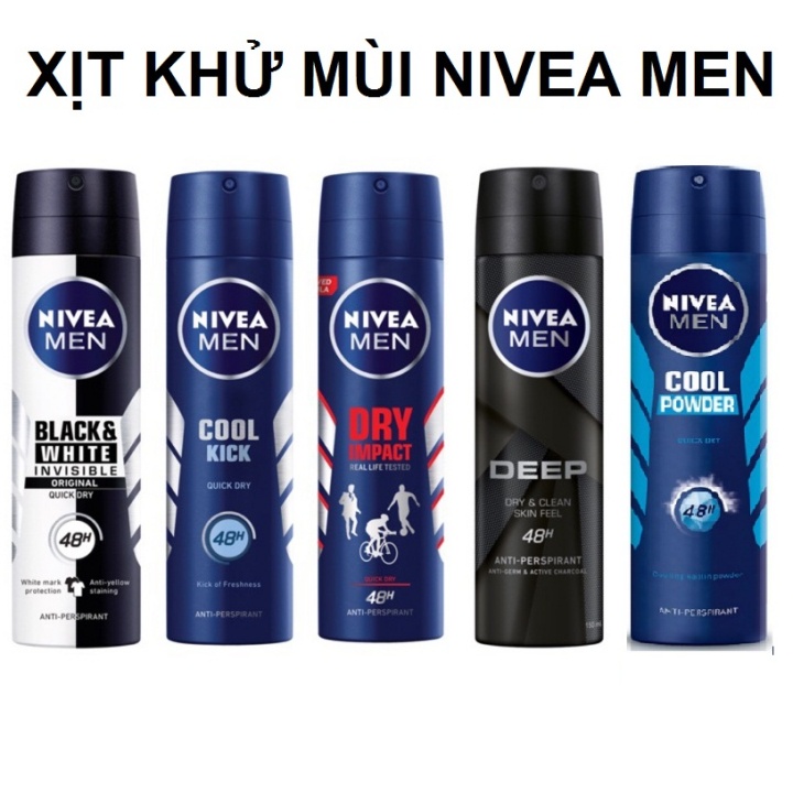 Xịt Khử mùi Nivea Men 150ml