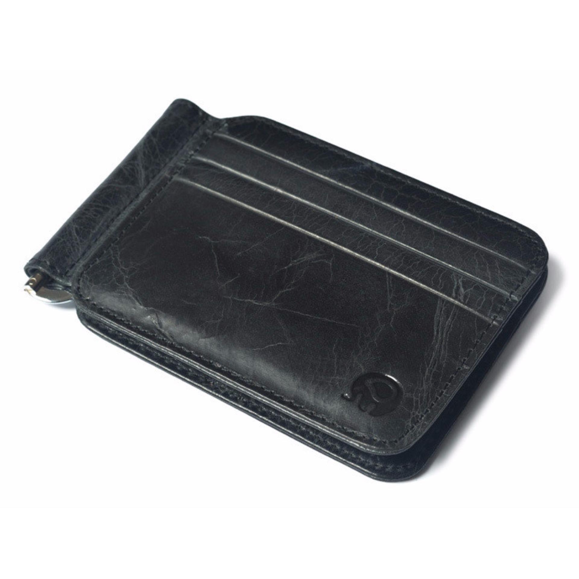 Vintage Money Clip Front Pocket Wallet Slim Minimalist Wallet RFID Blocking