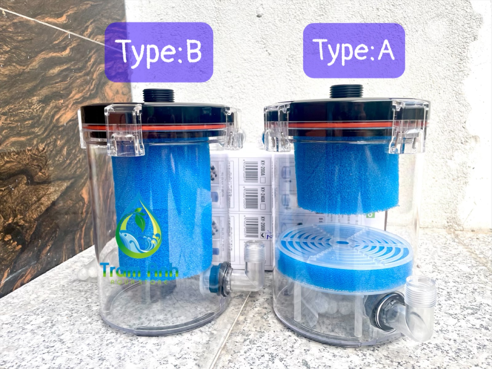 Lọc phụ marine trong suốt - thế hệ mới