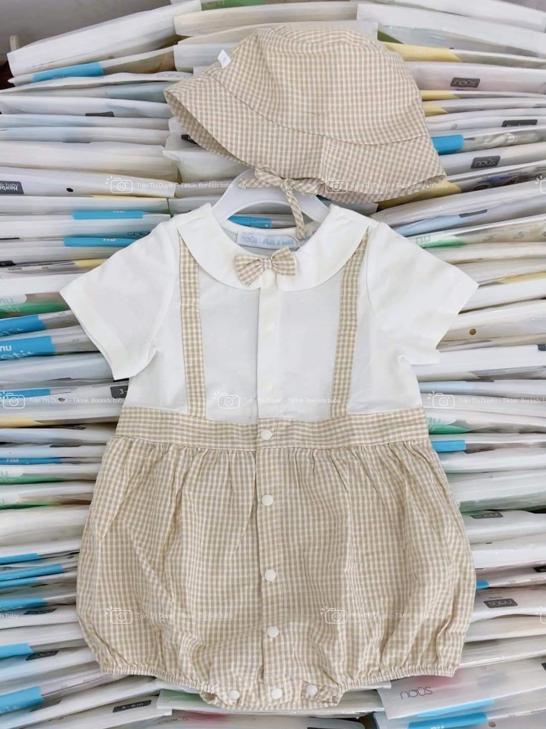 Bộ body NOUS Petit cho bé sơ sinh 0m - 12m