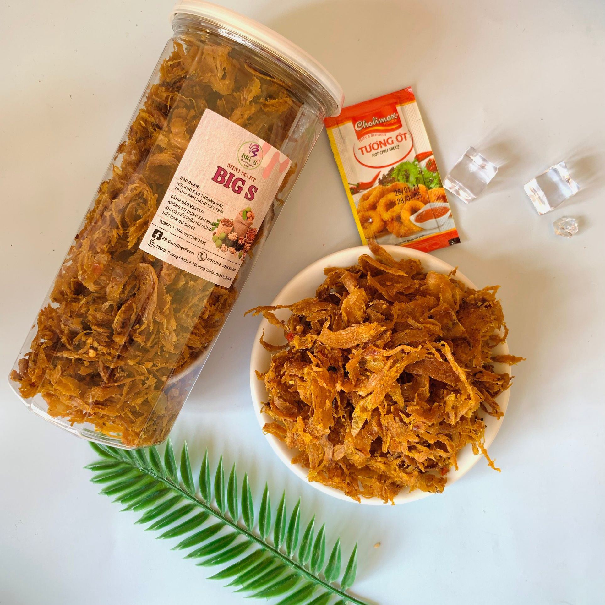 Mực Tẩm Xé Sợi 500G BIGS