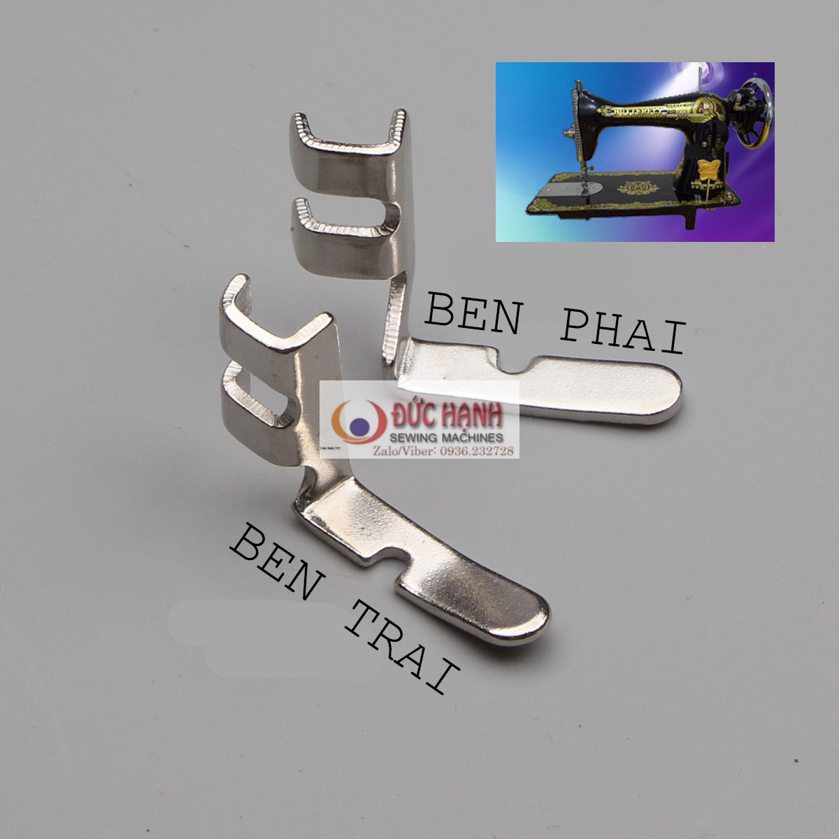 Chân vịt 1 giò trái+ phải máy may gia đình con bướm