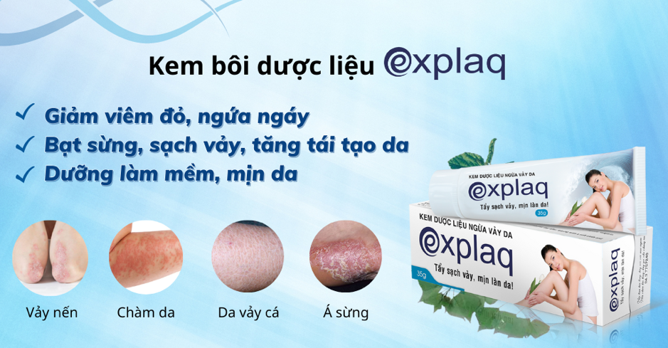 Kem bôi vảy da, tẩy tế bào chết EXPLAQ