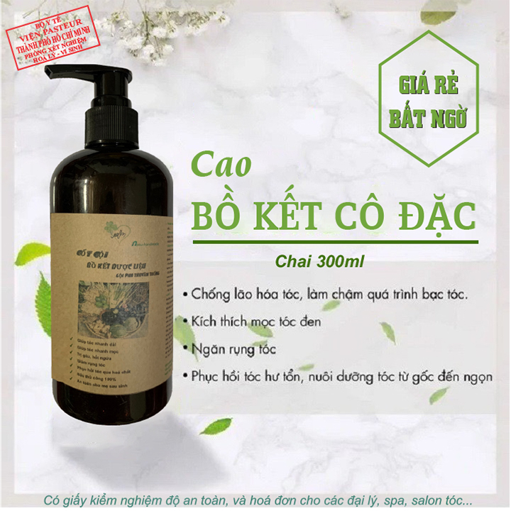 Cao dầu gội thảo dược bồ kết (300ML/1L)