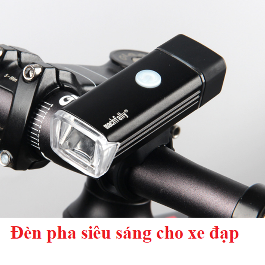 Đèn pha sạc usb Machfally Cho xe đạp chất lượng cao