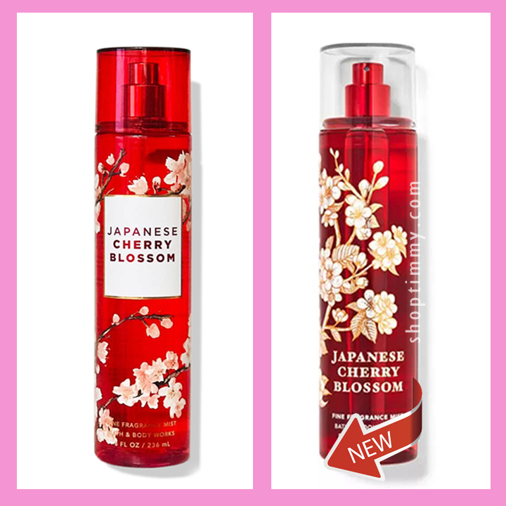(Chính hãng Mỹ) Xịt thơm toàn thân hương thơm nồng nàn lôi cuốn Japanese Cherry Blossom Body Mist - Bath And Body Works 236ml
