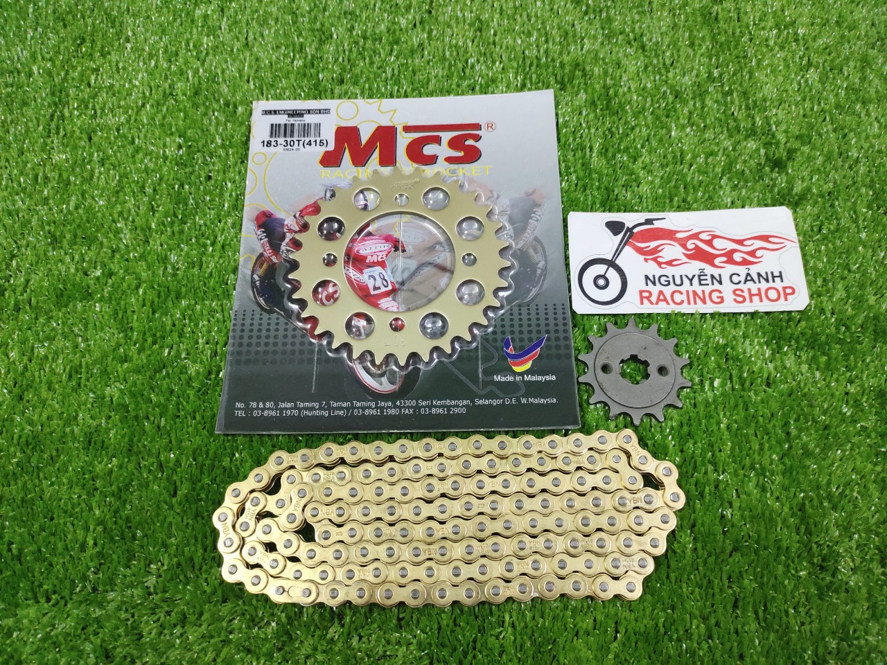 Bộ sên nhông dĩa sirius 7 li MCS 15-37 răn
