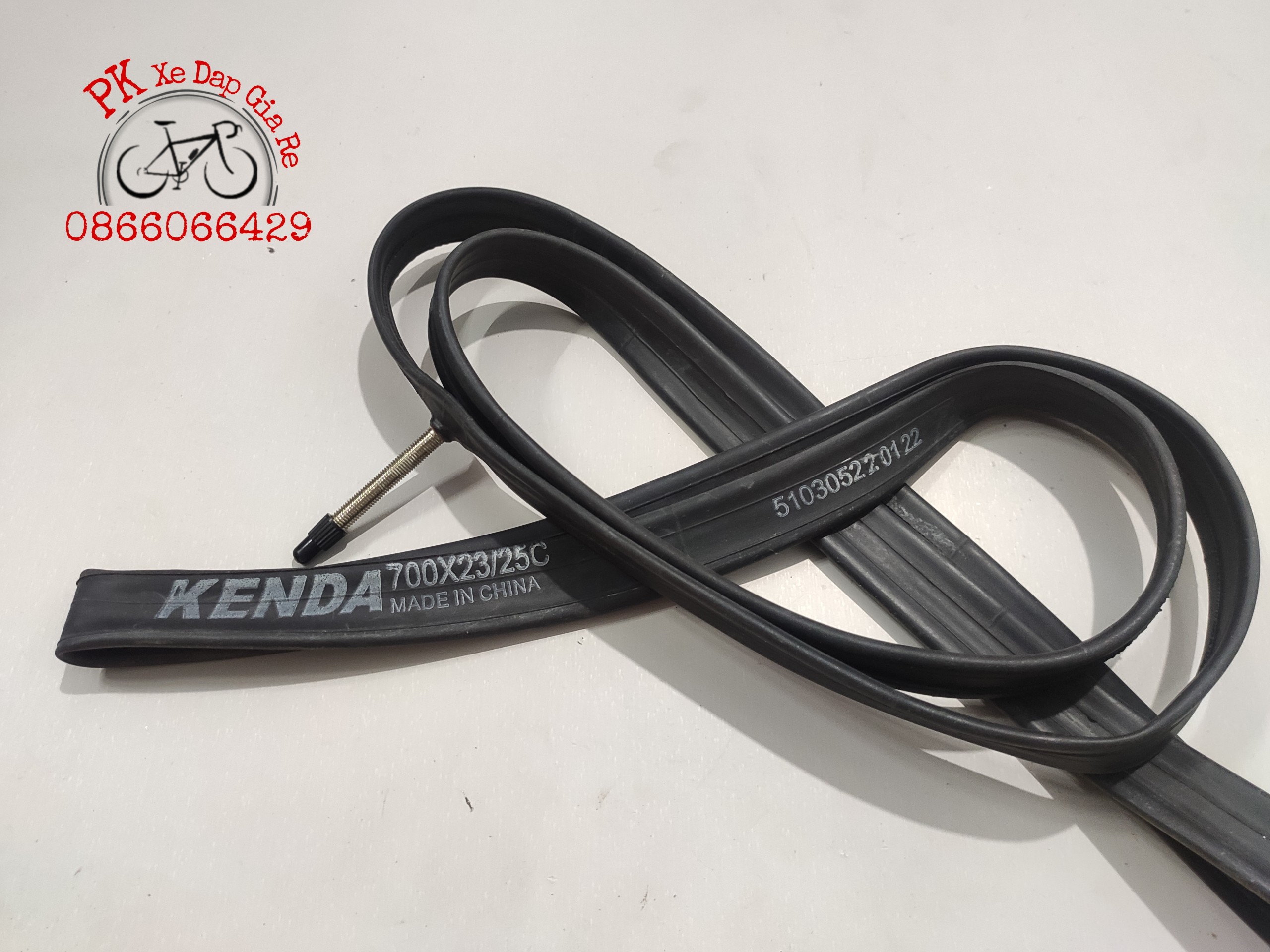Săm xe đạp kenda 700x23/25c, săm kenda china 700x23/25c van dài 48mm, 60mm, 80mm