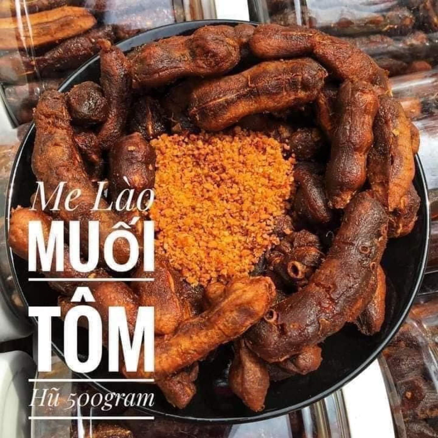 Me Lào Muối Tôm lᴏại 1 Hũ 500gr