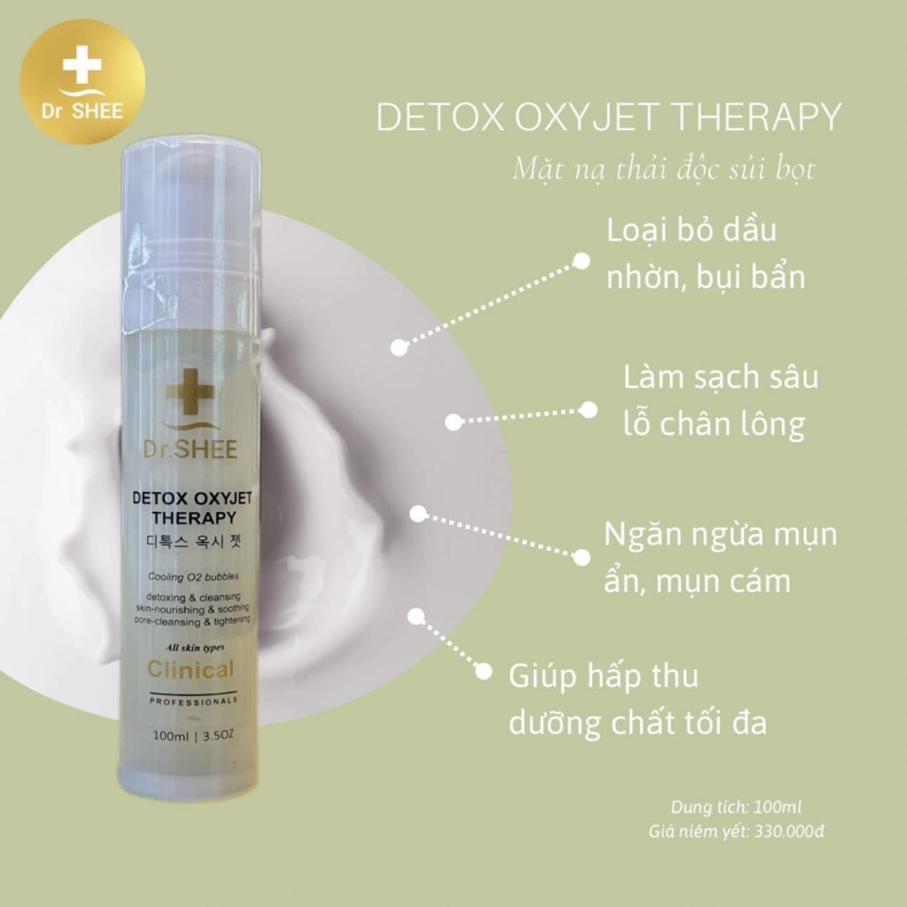 MẶT NẠ THẢI ĐỘC DETOX OXIJET THERAPY (DRSHEE)