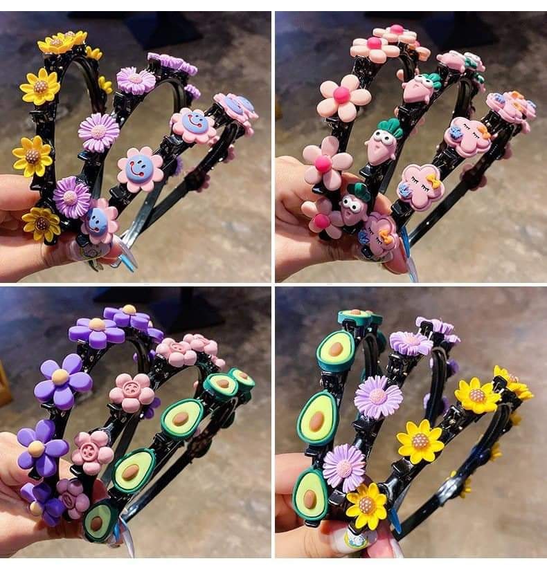 Bờm kiêm kẹp tóc trái cây siêu cute