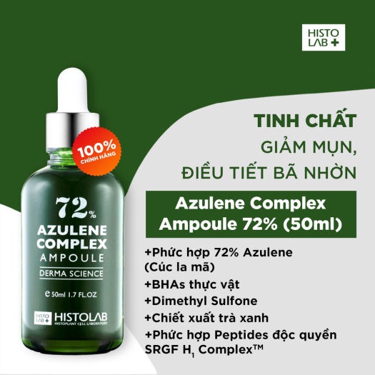 Tinh Chất Cho Da Mụn - Azulene Histolab Complex Ampoule 72%