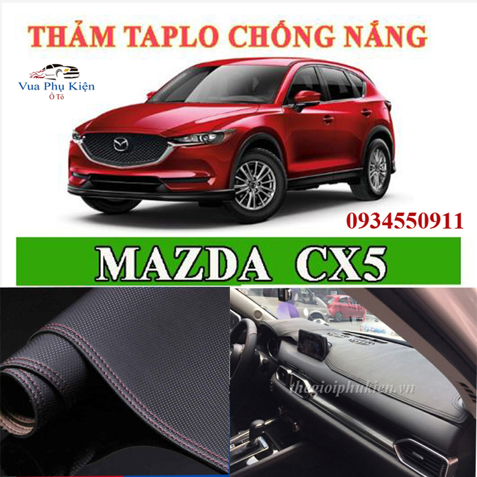 Thảm phủ taplo xe Mazda CX5 2018-2023 cao cấp