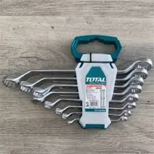 Total - tht102486 bộ cờ lê 2 đầu vòng 8 chi tiết 6-22mm