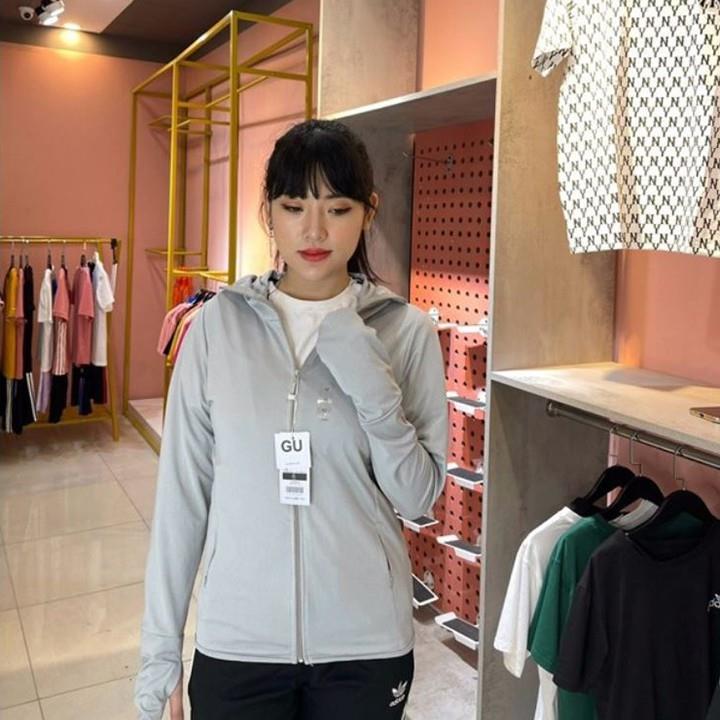 ◎❅✚ Áo Chống Nắng Nữ GU 2 lớp vải thun mát chống nắng chống tia UV hiệu quả