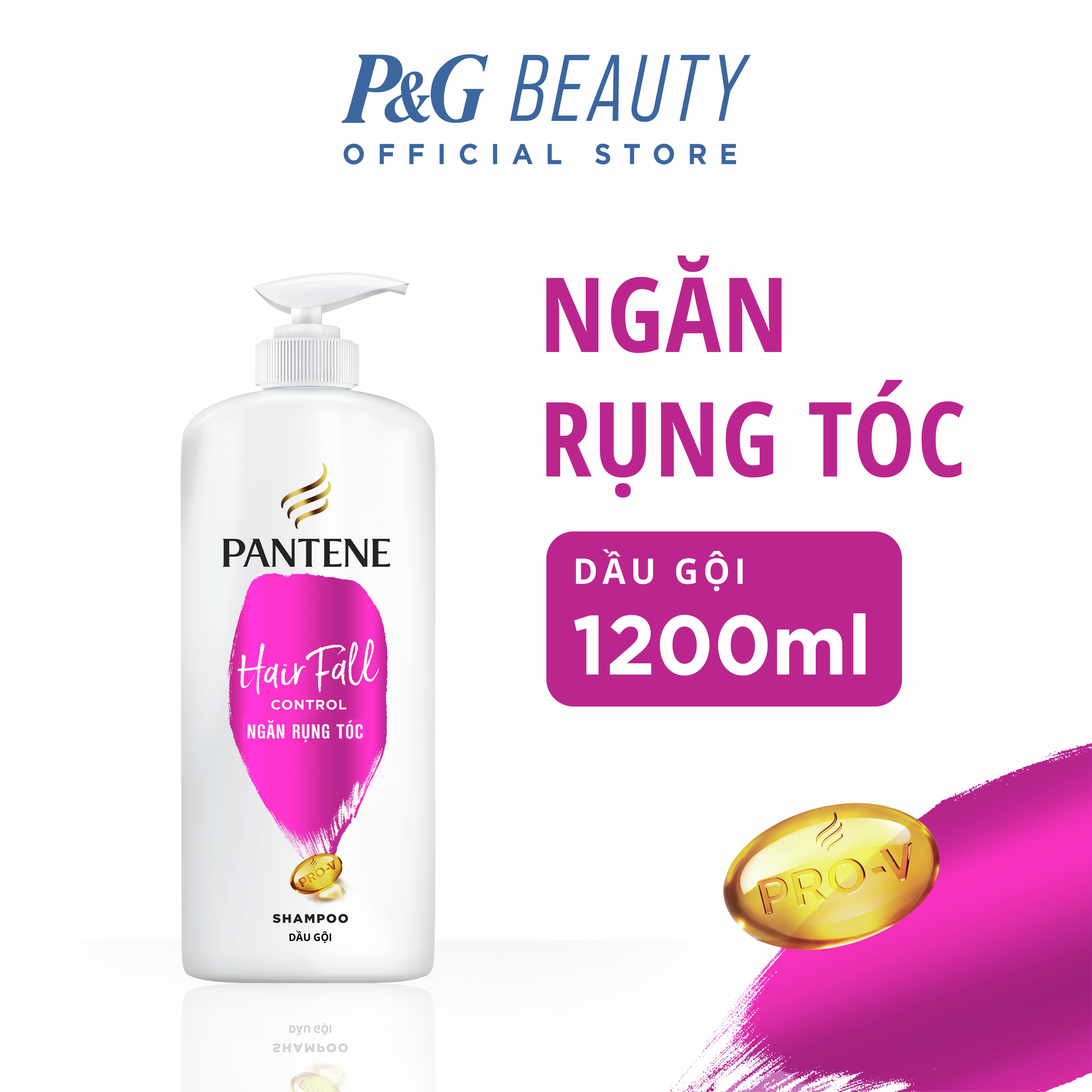 Dầu gội pantene 1200ml- ngăn rụng tóc chai - nhập khẩu thái lan