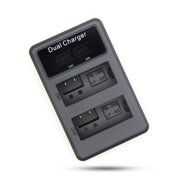 Sạc Pin Đôi Canon LP-E8 Cho máy ảnh 550D 600D 650D 700D