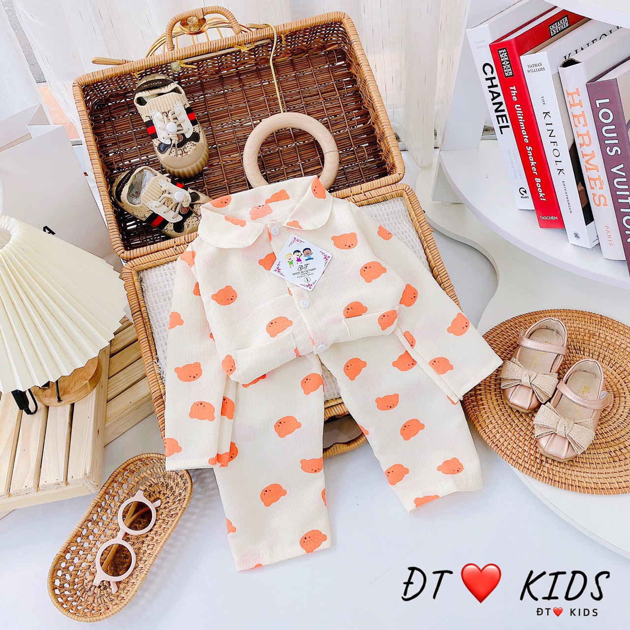 bộ pijama cho bé gái