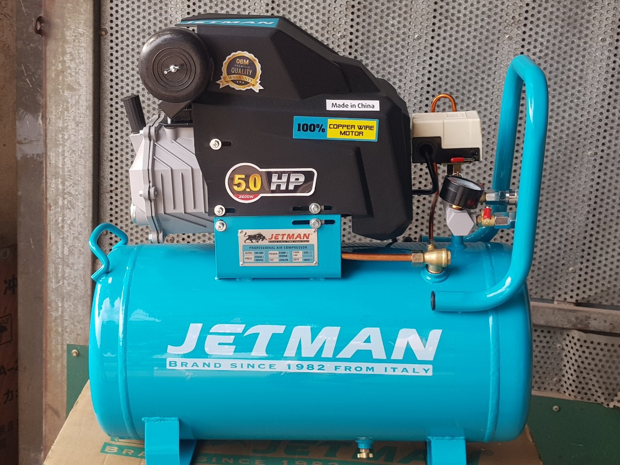 Máy Nén Khí Jetman 5Hp 50 Lít JM-50F