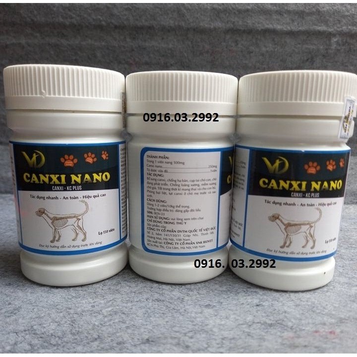 Canxi Cho Chó [Hộp 150 Viên] - lẻ 30 viên dùng thử