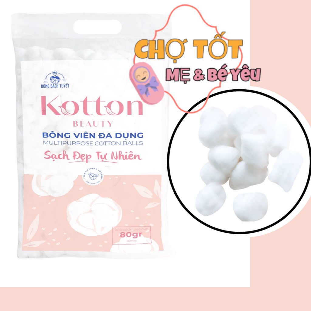 [HCM]BÔNG GÒN VIÊN BẠCH TUYẾT 80GR