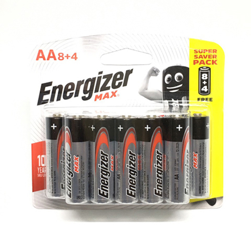Bảng giá Pin AA Energizer max vỉ 12 viên